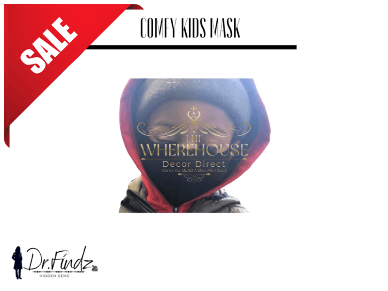 Plain Comfy Face Mask Black / Adult Mask: Plain